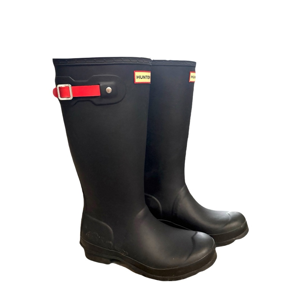 Hunter Black Rain Boots Youth/Kids Size US 4
